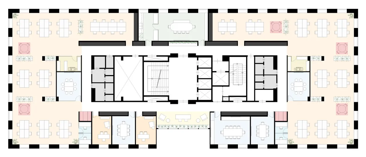 office - Bianchini 15 - Office - Dils - Floor Plan - 1