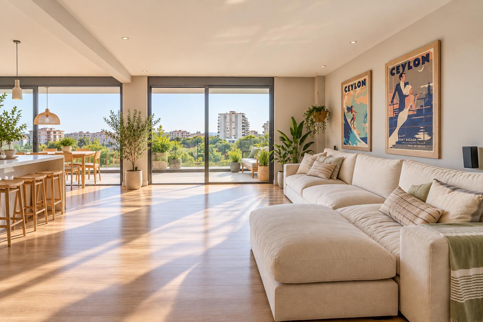 living - Piso de 181m² con 71m² terraza en venta en La Plana - gallery thumbnail - 2
