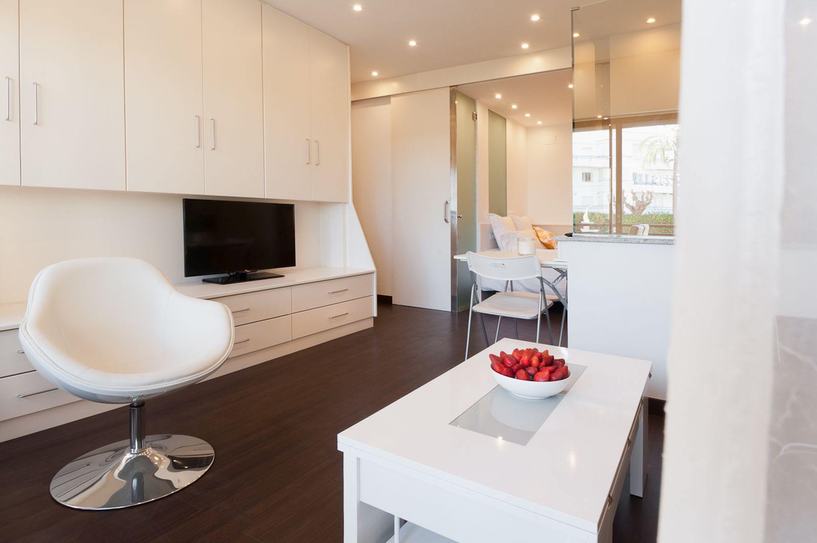 living - Piso de 32m² con 9m² de terraza en venta en Terramar - gallery thumbnail - 7