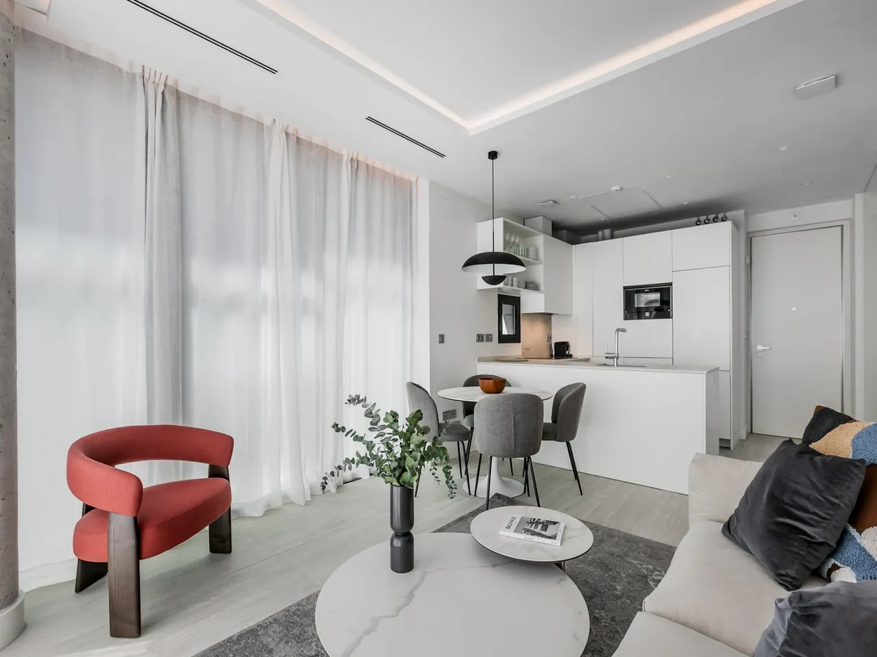 living - Piso de 125m² con 15m² terraza en alquiler en Recoletos - gallery - 4