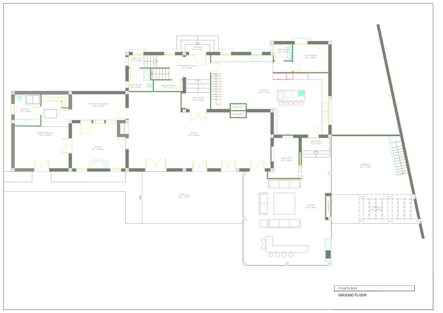 living - Casa / villa de 712m² con 236m² terraza en venta en Nueva Andalucía - Plano del piso thumbnail - 3