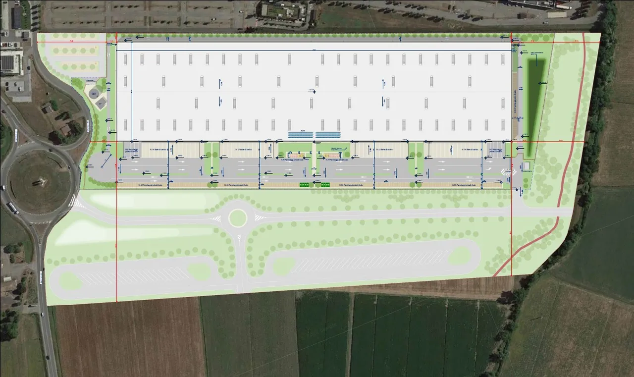 logistics - West Parma - Logistics - Dils - Plan d'étage - 1