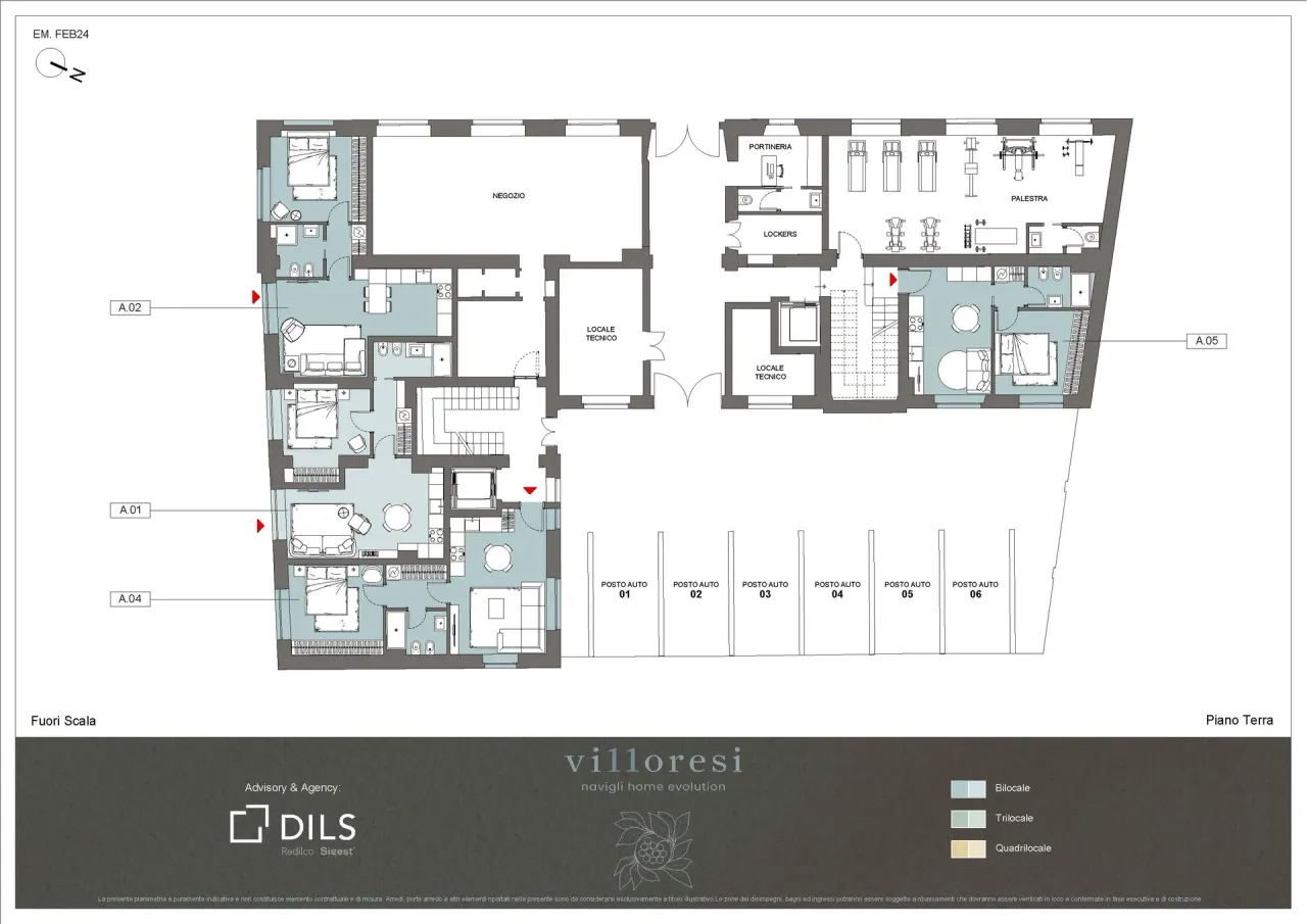 living - Villoresi 11 - Living - Dils - Floor Plan - 3