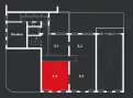 office - Unitz - Unitz 1e Jan Steenstraat 84 - Office - Dils - Plan d'étage thumbnail - 2