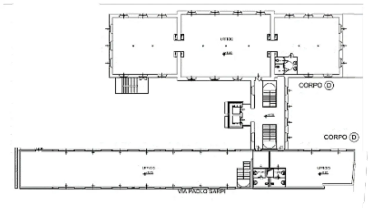 office - Lomazzo 19 - Office - Dils - Verdiepingsplan - 1