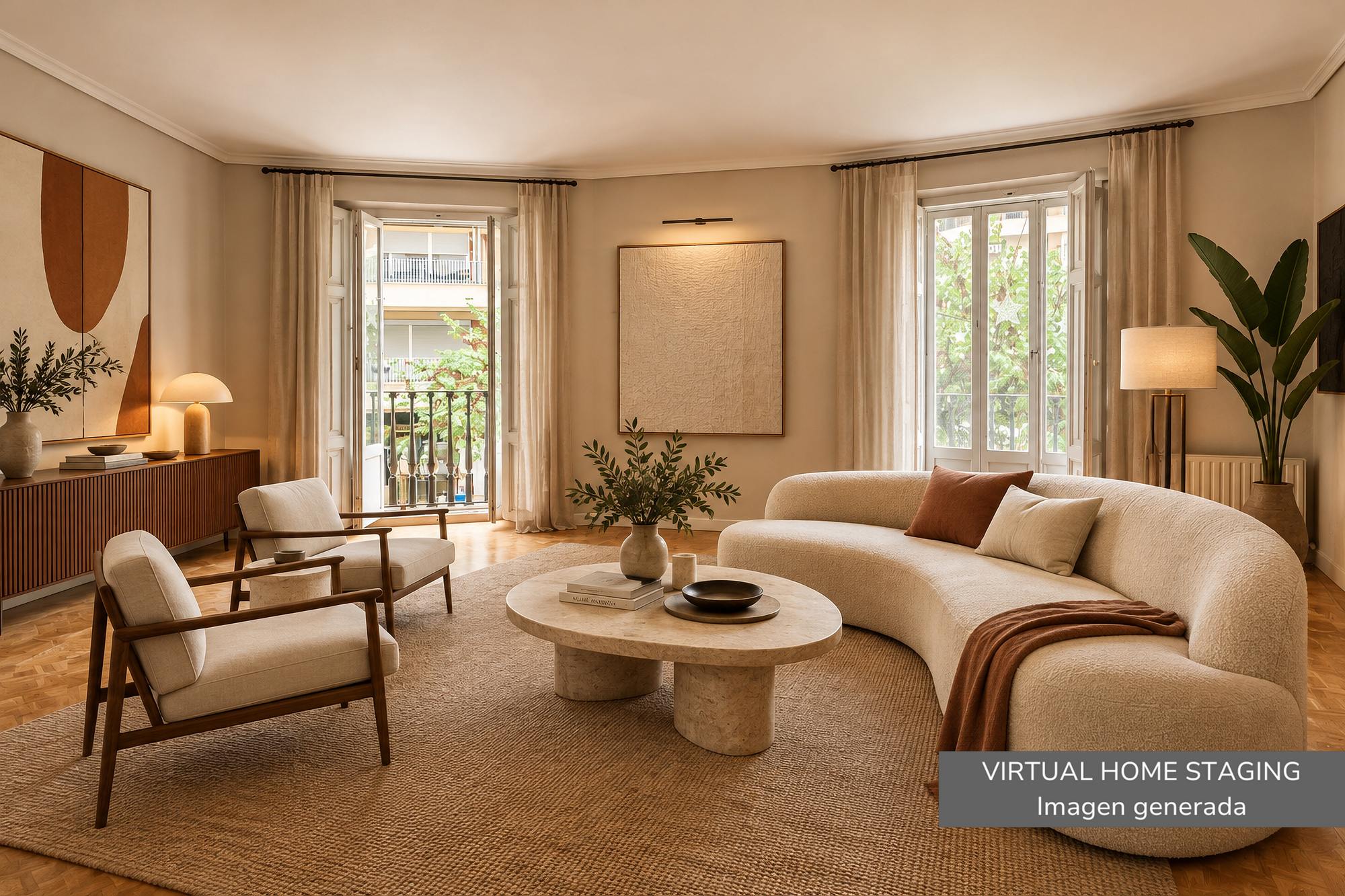 living - Piso de 232m² en venta en El Pla del Remei, Valencia - featured
