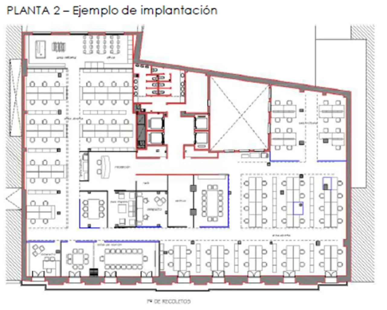 office - Recoletos 7-9 - Oficinas - Dils - Plano del piso - 1