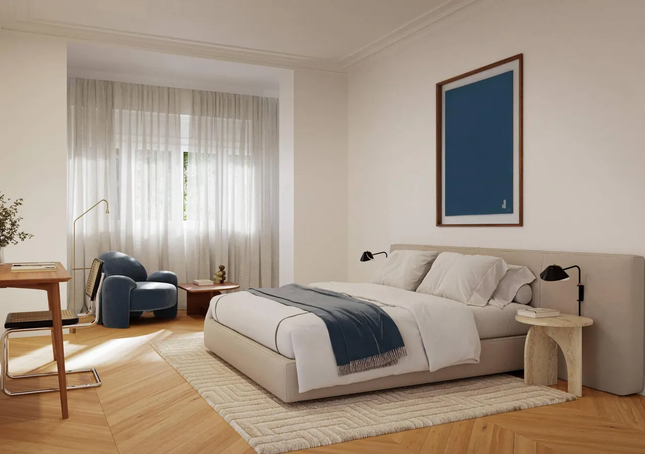 living - Piso de 353m² en venta en Almagro, Madrid - gallery - 4