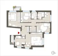 living - Cascina Corba 84 - Living - Dils - Planimetria thumbnail - 1