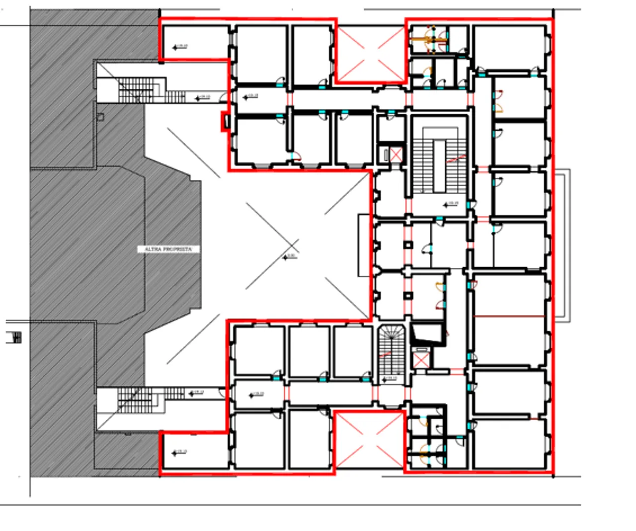 office - Nazionale 75 - Office - Dils - Verdiepingsplan - 1