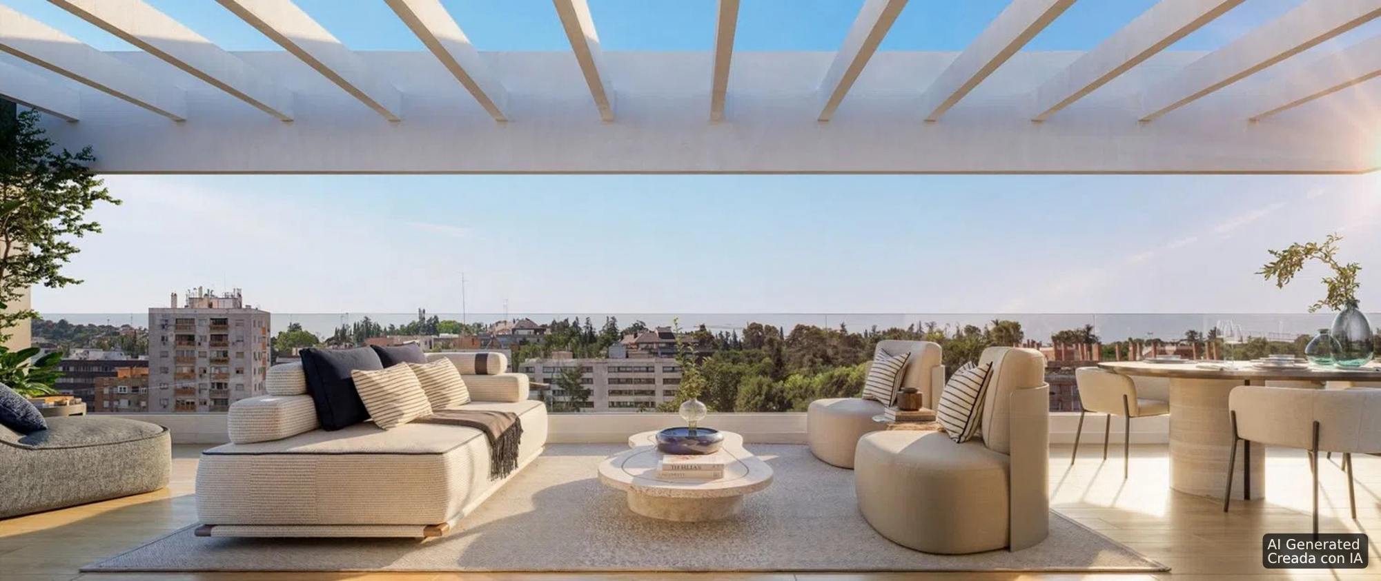 living - Piso de 131m² con 8m² terraza en venta en Peñagrande - gallery thumbnail - 5