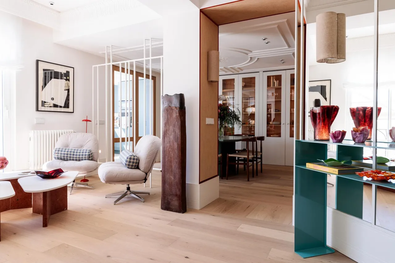 living - 208m² penthouse with 21m² terrace for sale in Goya, Madrid - gallery - 10