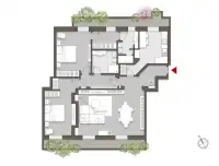 living - Fontana 19 - Living - Dils - Verdiepingsplan thumbnail - 1