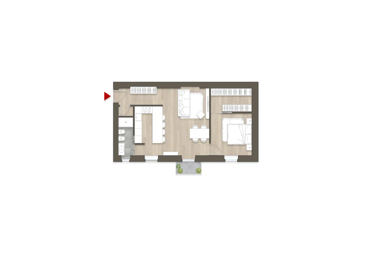 living - Catalani 63 - Living - Dils - Planimetria - 1