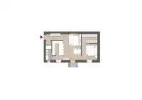 living - Catalani 63 - Living - Dils - Verdiepingsplan thumbnail - 1