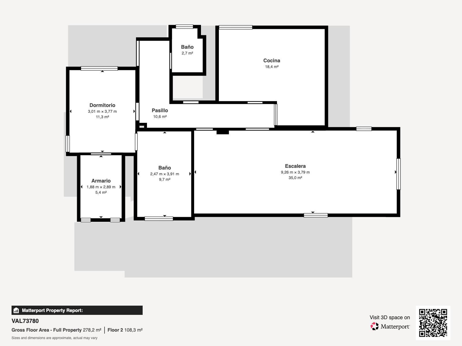 living - Casa / villa de 388m² en venta en Godella / Rocafort - Plano del piso thumbnail - 1