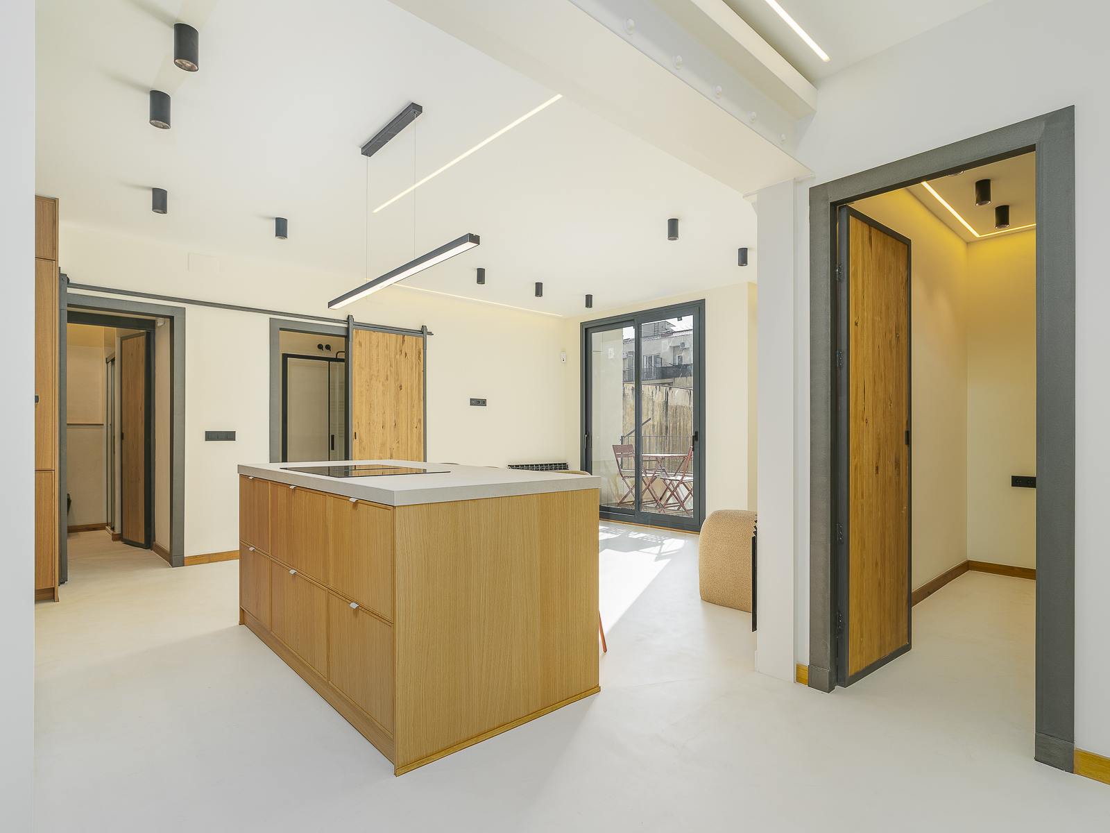 living - 79m² apartment for sale in Gràcia, Barcelona - gallery thumbnail - 7