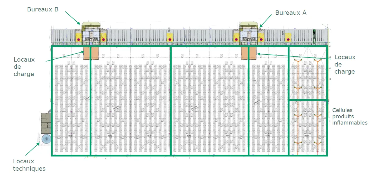 logistics - Logistics Warehouse For Rent - Floor Plan - 2