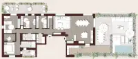 living - Comelico 41 - Wonen - Dils - Verdiepingsplan thumbnail - 4