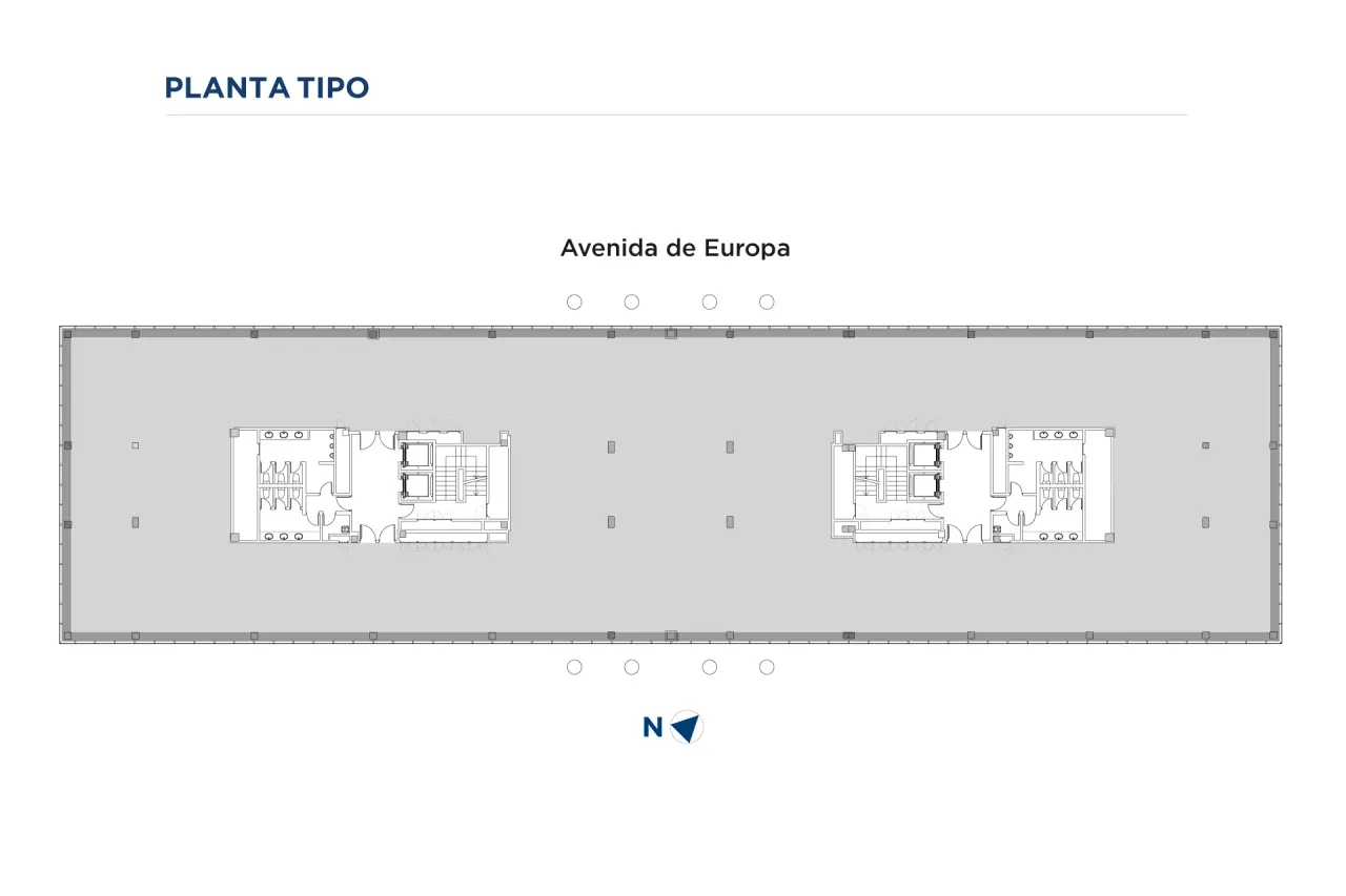 office - Ática - I - Oficinas - Dils - Plano del piso - 5