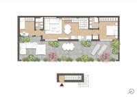 living - Belinzaghi 14 - Living - Dils - Plan d'étage thumbnail - 1