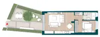 living - Mosè Bianchi 6 - Living - Dils - Plan d'étage thumbnail - 1