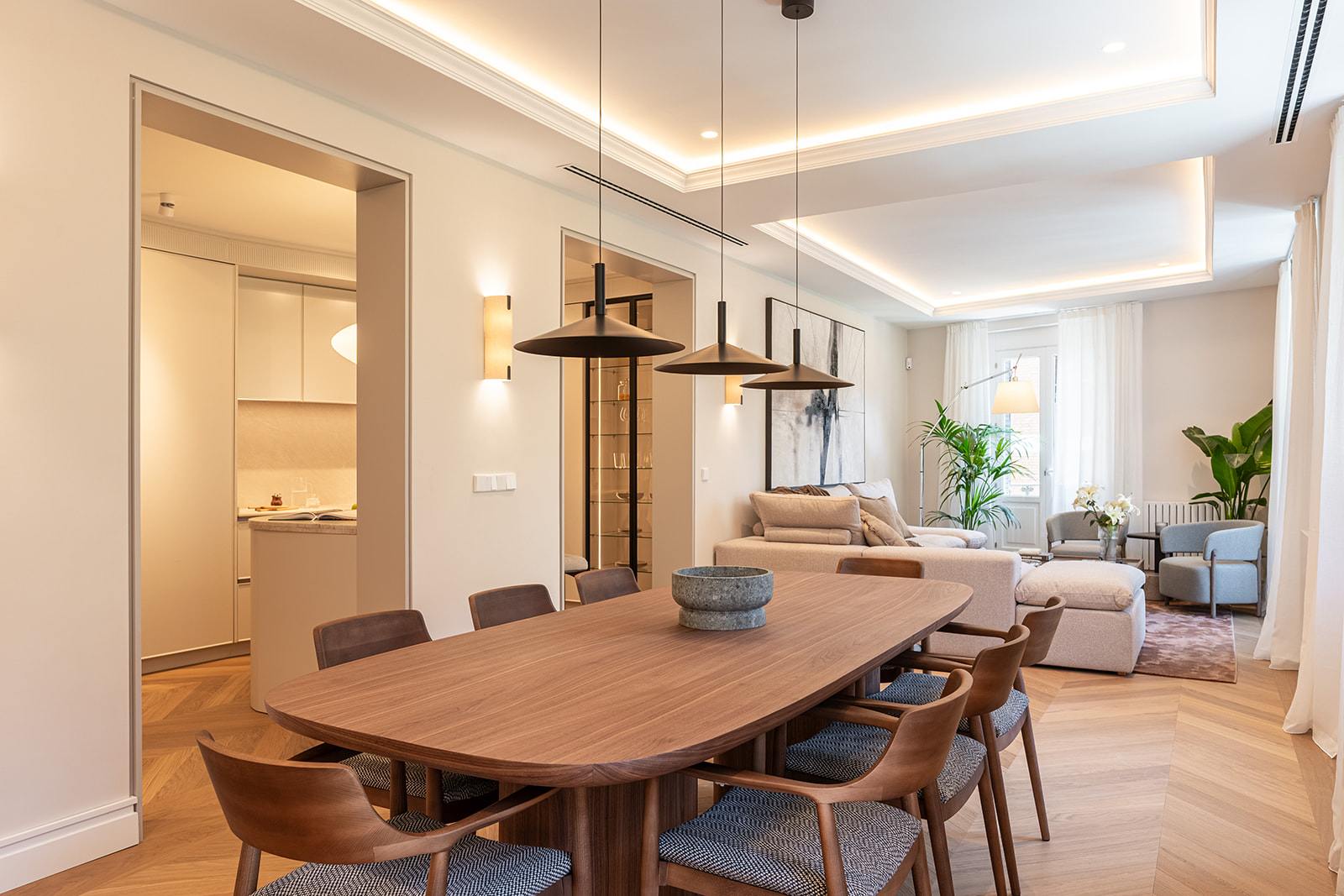 living - 234m² apartment for sale in Almagro, Madrid - featured