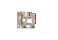 living - De Sanctis 41 - Living - Dils - Plan d'étage thumbnail - 1