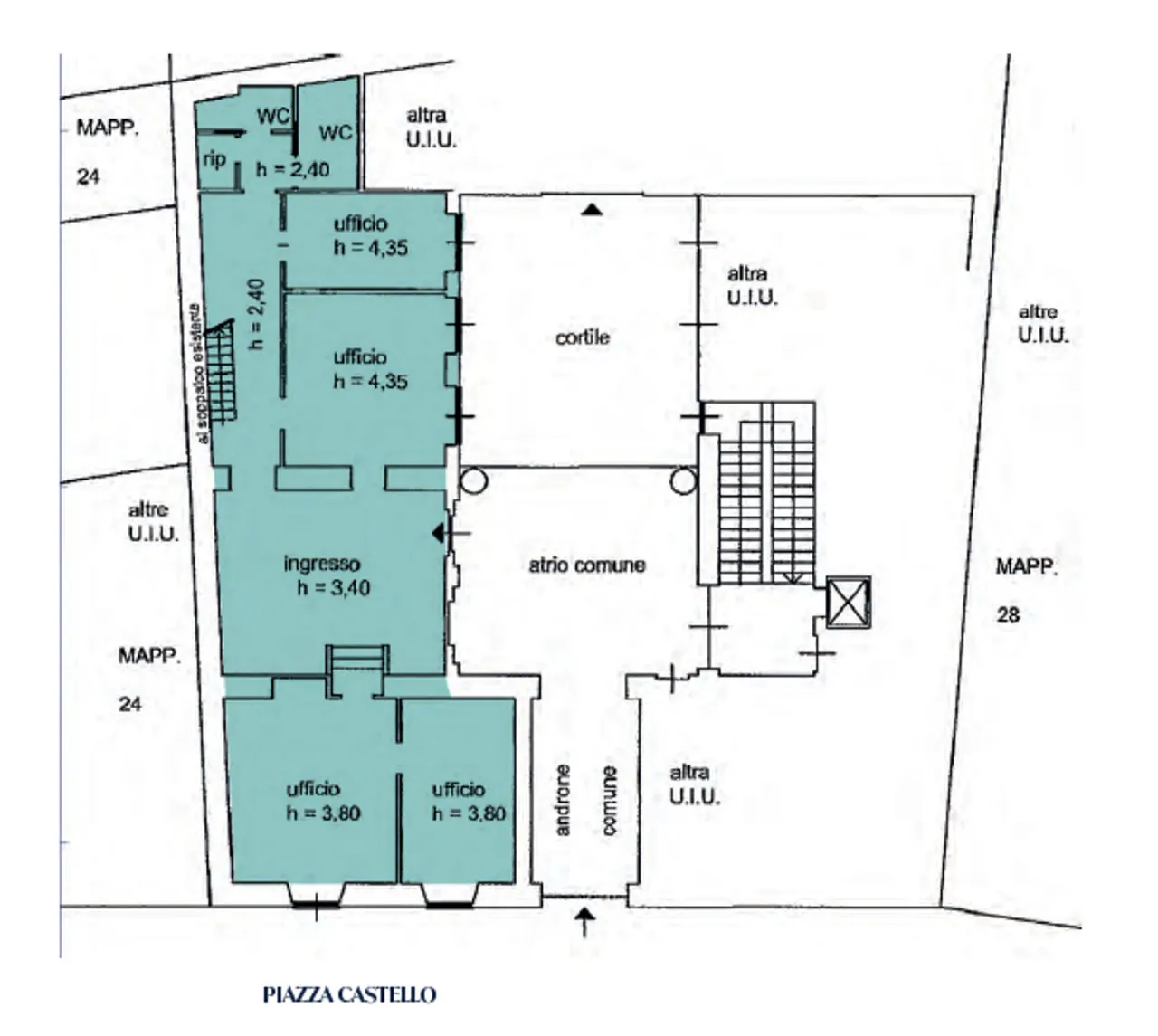 office - Castello 18 - Uffici - Dils - Planimetria - 1