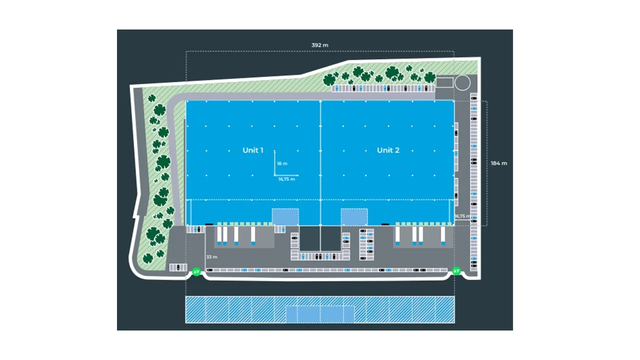 logistics - South Pistoia - Logistics - Dils - Verdiepingsplan - 1