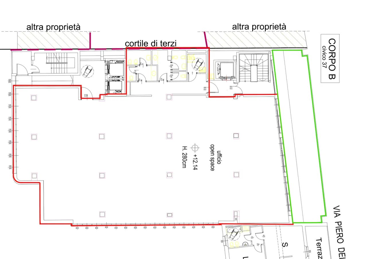 office - Piero della Francesca 37 - Uffici - Dils - Planimetria - 1