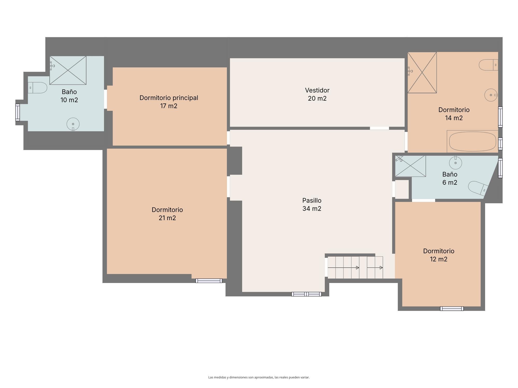 living - Casa rural de 692m² en venta en Penedès, Barcelona - Plano del piso - 2