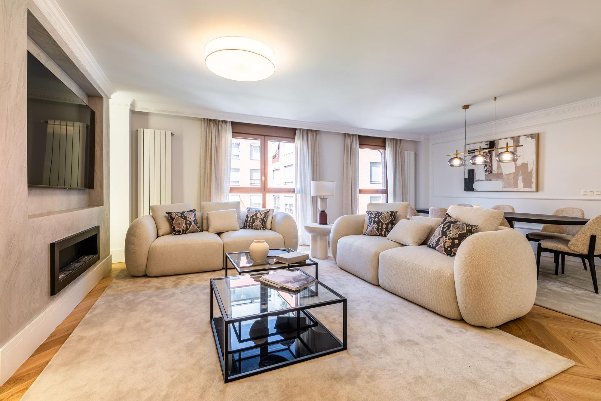 living - Piso de 225m² en venta en Recoletos, Madrid - gallery - 5