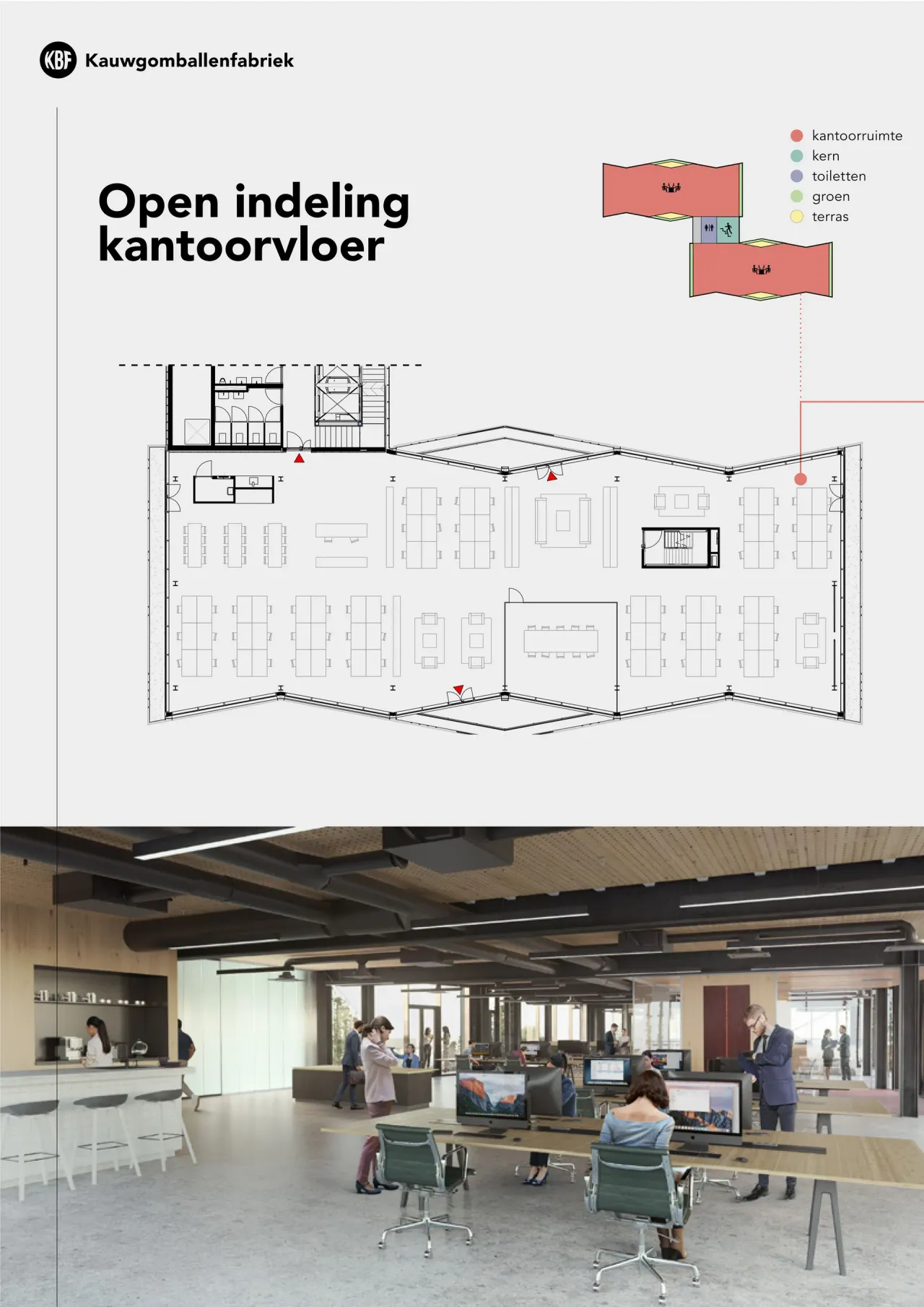 office - De Kauwgomballenfabriek - The Factory - Office - Dils - Floor Plan - 1
