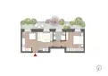 living - Zumbini 39 unità 39 - Wonen - Dils - Verdiepingsplan thumbnail - 1