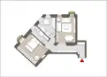 living - Porta Lodovica 6 - Living - Dils - Planimetria thumbnail - 1