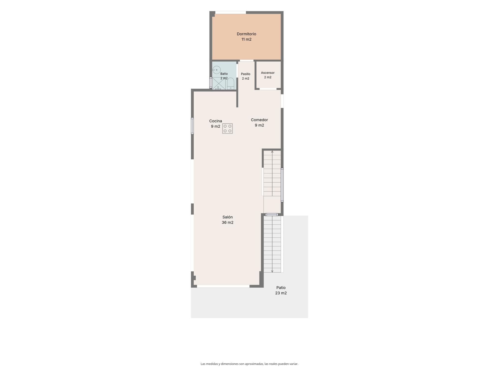 living - Casa / villa de 201m² con 314m² de jardín en venta en Terramar - Plano del piso thumbnail - 1