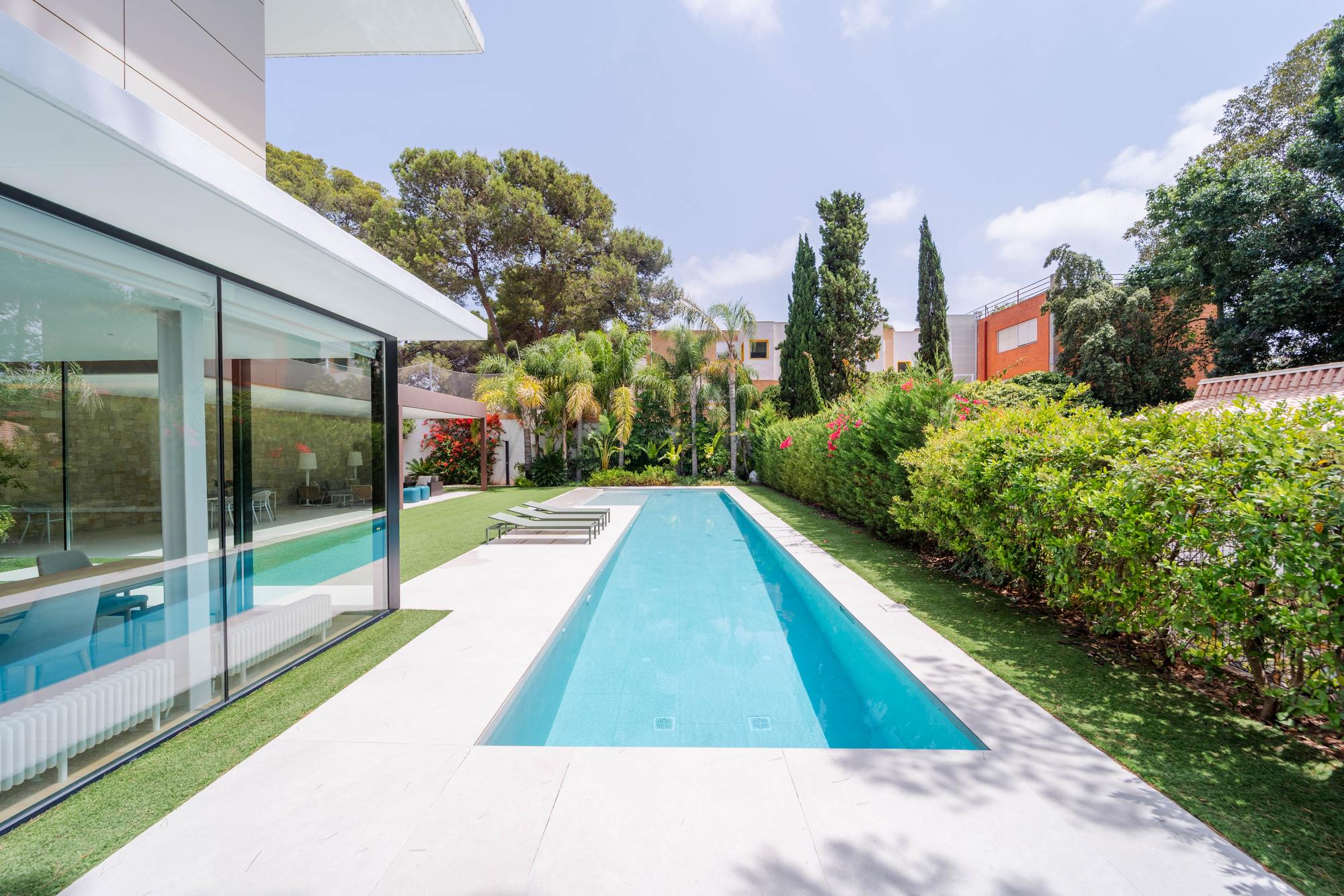 living - 326m² house / villa with 80m² terrace for rent in Godella / Rocafort - gallery thumbnail - 10