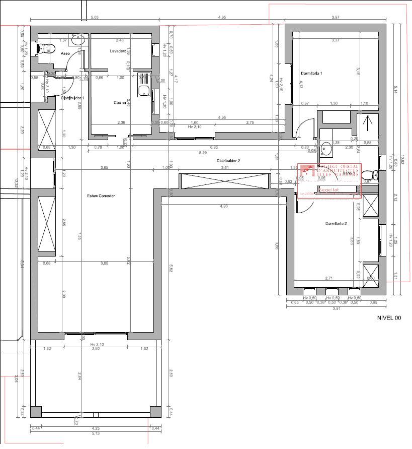 living - Casa / villa de 196m² con 15m² terraza en venta en Santa Eulalia - Plano del piso thumbnail - 2