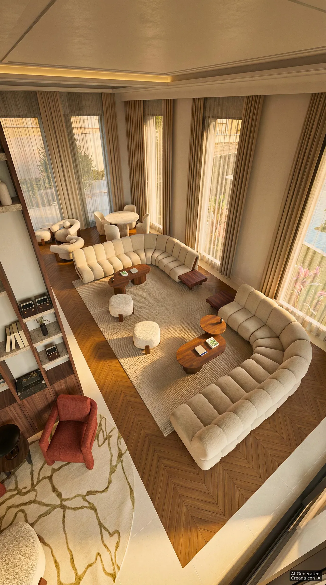 living - Castillo / palacio de 860m² en venta en Conde de Orgaz y Piovera - gallery - 7