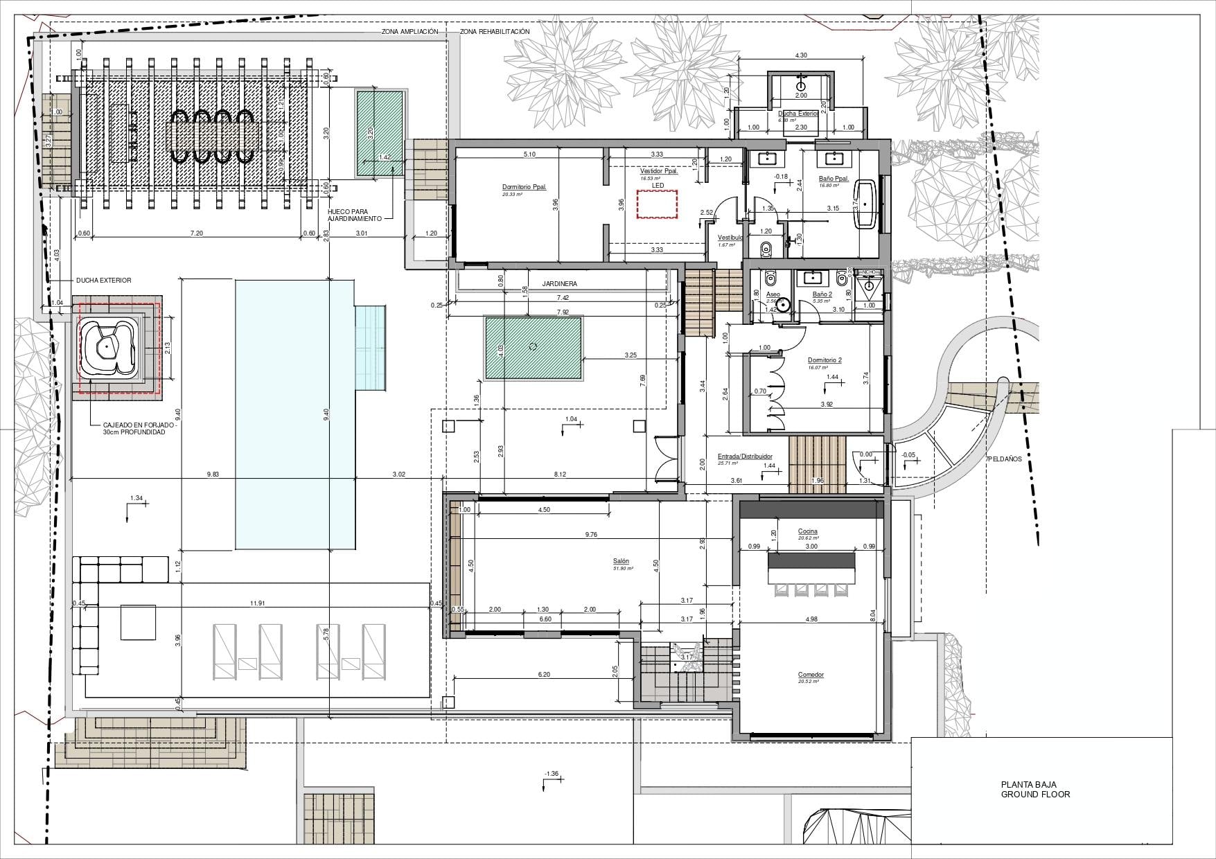 living - 648m² house / villa with 300m² terrace for sale in Nueva Andalucía - Floor Plan - 2