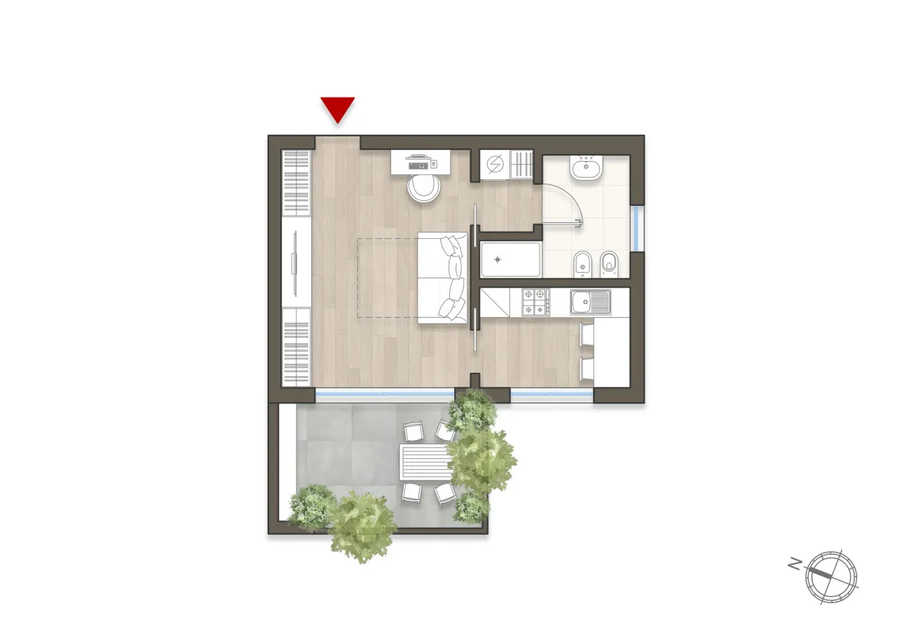 living - San Faustino 65 - Living - Dils - Floor Plan - 1