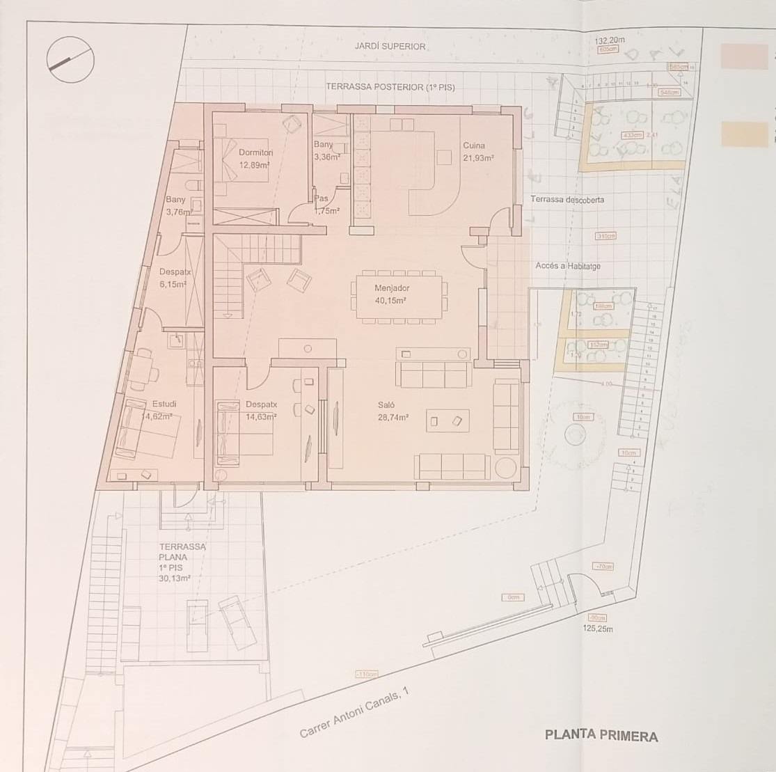 living - Casa / villa de 419m² en venta en Bahía de Rosas - Plano del piso thumbnail - 2