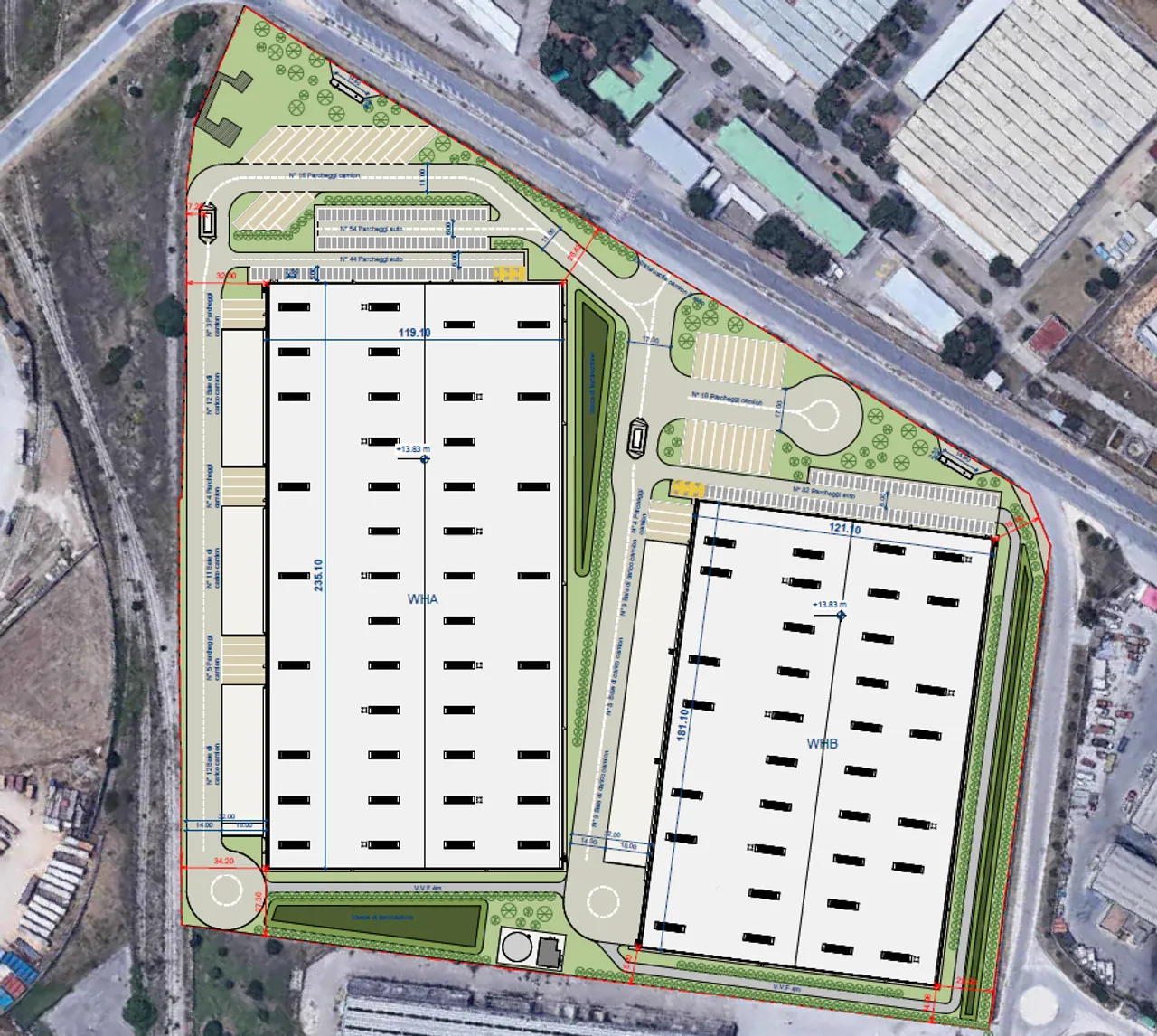 logistics - West Bari - Logistics - Dils - Verdiepingsplan - 1
