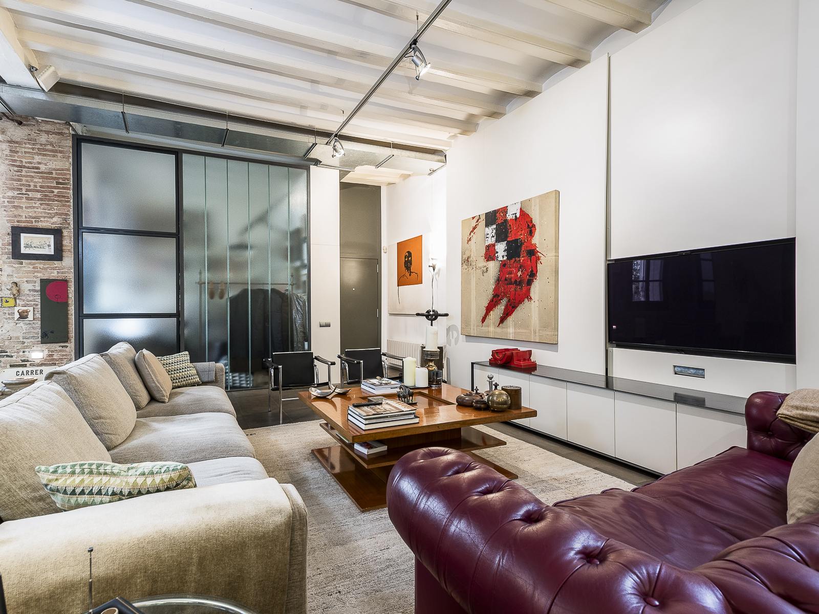 living - 162m² apartment for sale in Eixample Right, Barcelona - gallery thumbnail - 5